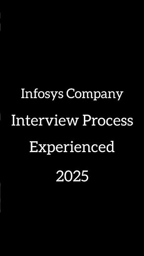 Infosys Interview Process for Experienced 2025 #interview #interviews #infosys