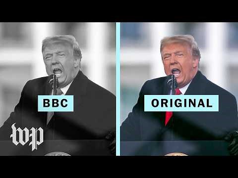 BBC's Trump Jan. 6 speech edit vs. the original