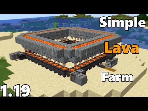 Minecraft 1.19 Infinite Lava Farm Tutorial
