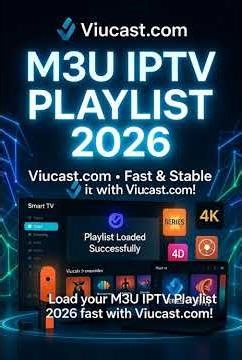 Discover the best M3U IPTV playlists 2026