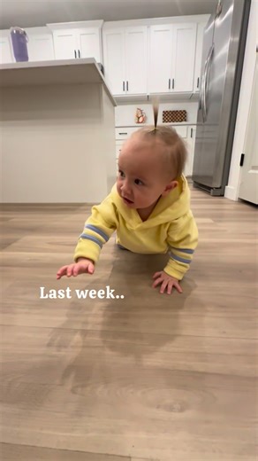 Walking at 13 months. A little slower than her siblings, but there’s no rush to growing up. 🙂 | Little Wedgies