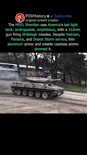 Why Did America's M551 Sheridan Light Tank Fail So Badly?