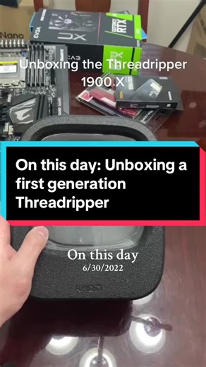 Unboxing the First Generation Threadripper CPU