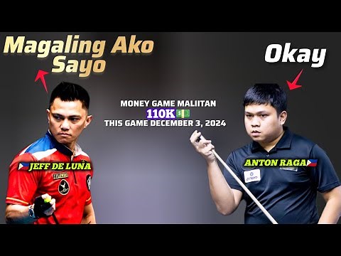 Anton Raga 🆚 Jeff De Luna || Full game highlights 10ball parihas race to 10