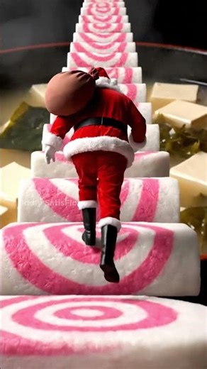 Santa Walks on Ramen Noodles & Jammy Eggs! 🍜🍳 Food ASMR (Slurpy & Crispy)