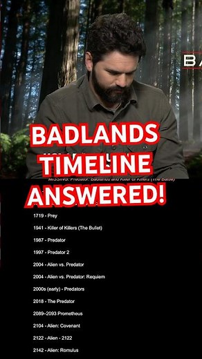 Predator: Badlands Timeline With Alien Movies!