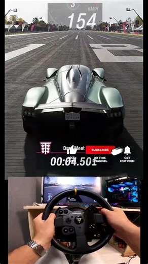 How Fast Does the ASTON MARTIN VALKYRIE Accelerate #shorts #fh6