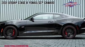 1.6K views · 99 reactions | SVE 2021 1050HP Yenko Stage II Camaro with optional Forged light-weight multi-spoke aluminum wheels available in 2 finishes (brushed aluminum or matte black) with sYc centercaps. Optional red line stripe available for matte black finish wheels. Nitto NT555 G2 285/30ZR20 front and 305/30ZR20 rear performance tires. #specialtyvehicleengineering #Yenko #Camaro #nittotires #WheelsupWednesday #automotive | Specialty Vehicle Engineering, Inc. | Facebook