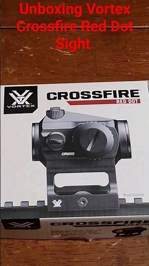 Unboxing a New Vortex Crossfire Red Dot Sight 2 MOA for an AR-15 Rifle #Guns #Scopin #Kordhell