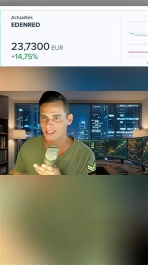 +14% en une matinée : Pourquoi j'ai acheté Edenred à -60% 💰
