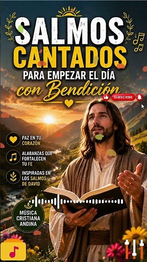 🌅 Salmos para Empezar el Día | Salmos Cantados de la Mañana | Alabanzas Cristianas Andinas para Orar