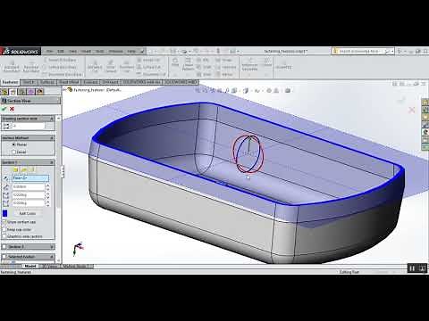 Snap hook and Snap Hook grove in solidworks