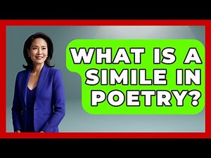 What Is A Simile In Poetry? - Tales And Texts