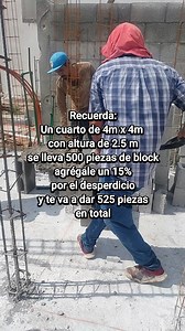 4.8M views · 68K reactions | ✅Block para cuarto 4mx4m #construction #construccion #Construcción #Arquitectura #arquitecto | Ing. Daniel RG | Facebook