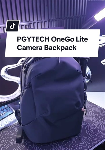 PGYTECH OneGo Lite: Perfect Lightweight Camera Backpack