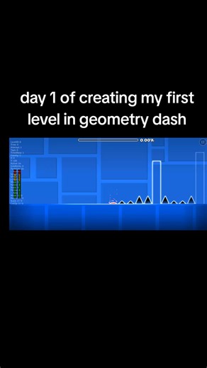 day 1 #geometrydash #dash #day1 #level | geometry dash