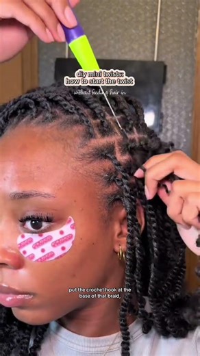 Joseph mini twist install method for the girls that can’t feed in hair! This crochet method is so