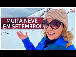 Tour panorâmico Valle Nevado e Farellones: NEVE NO CHILE em SETEMBRO