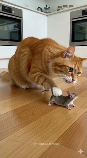 Cat: Did You Really Think You Could Escape? | The Patient Game of Catch #cat #trap #mouse