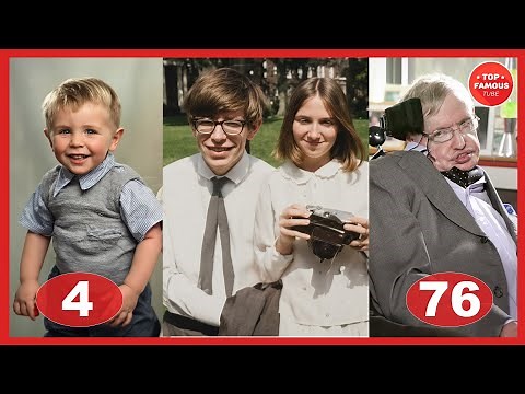 Stephen Hawking Through the Years ⭐ Transformation From 1 to 76 Years Old