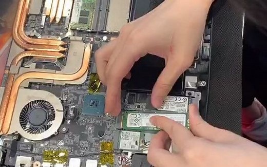 微星GF65升级固态，