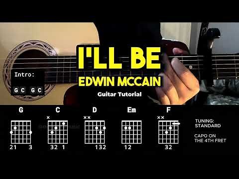 I'll Be - Edwin McCain | Easy Guitar Chords Tutorial For Beginners (CHORDS & LYRICS) #guitarlessons
