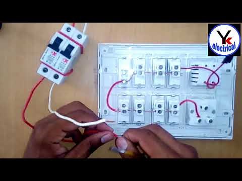 House Wiring in Board at home | YK Electrical