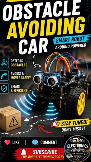 Arduino Obstacle Avoiding Robot Car | DIY Robotics Project