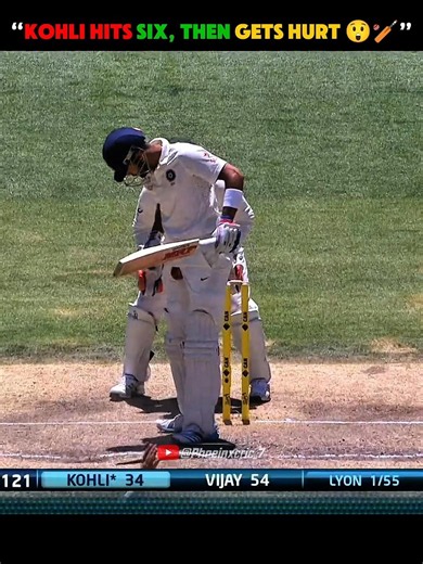 Kohli's Painful Moment 😬🏏
