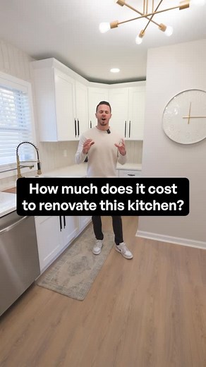 How much does it cost to renovate this kitchen? LETS BREAK IT DOWN! 📝 | Coby Socher