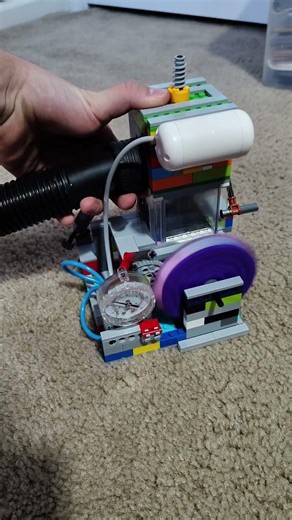 Lego air compressor 2.0! #engine #lego #aircompressor