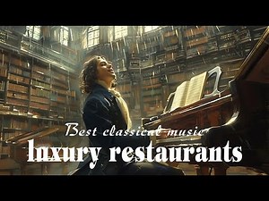 Best classical music for luxury restaurants | instrumental piano music for luxury spaces