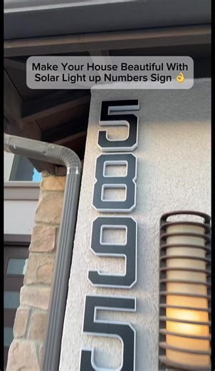 Enhance Your Home with Solar Light-Up House Numbers