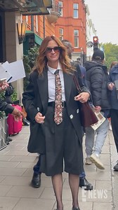 Julia Roberts is spotted in London as she promotes new movie "After the Hunt." | E! News