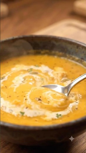 Creamy Vegan Red Lentil Soup with Coconut Milk | One Pot🎃🍜