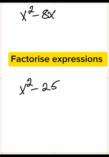 Factorise expressions. Math. #mathtrick #mathematics #maths #math #education #learning
