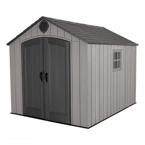 Reviews for Lifetime 8 ft. W x 10 ft. D Rough Cut Gray Resin Outdoor Storage Shed | Pg 2 - The Home Depot