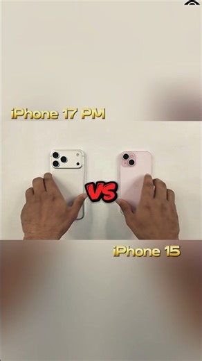 iPhone 15 Vs iPhone 17 Pro Max Boot Up Test begin 😱🤯#shorts #trending #viral