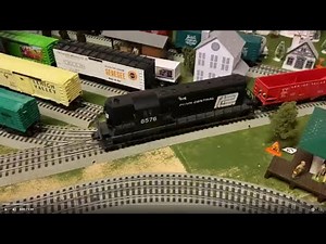Lionel O Gauge GP7 Penn Central 8576 track run