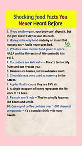 2.3M views · 7.8K reactions | . Shocking food Facts You Never Heard Before #viralpost2025 #fbyシvideo #viralreelsシ #reelsfbシ #usareels #Meloni #healthyeating #DidYouKnow #health #australia #canada #newyork | My Health Tips | Facebook