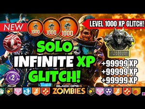 BO6 Zombies - NEW SOLO UNLIMITED XP GLITCH AFTER PATCH (LEVEL 1000 XP GLITCH) NEW BO6 ZOMBIES GLITCH