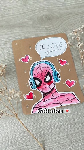Gift idea 💌 // #giftideas #diy #spiderman #fyp #handmadegifts #handmadecraft