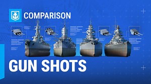 4.1K views · 187 reactions | Who's up for comparing gun sizes of notable battleships? | World of Warships | Facebook