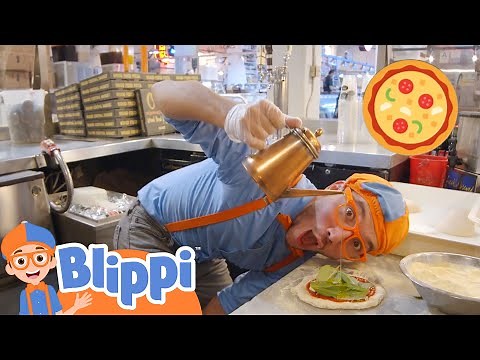 Blippi's Pizza Party! | Fun and Educational Videos for Kids
