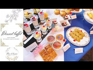 【Junebride2021】おうちでデザートビュッフェ How to have a dessert buffet at home