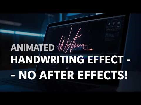 Write Like Magic! ✍️ Animated Handwriting Effect in Spring Video Editor (No After Effects)