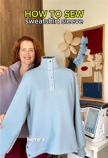 How to Sew a Professionally Looking Sweatshirt Sleeve