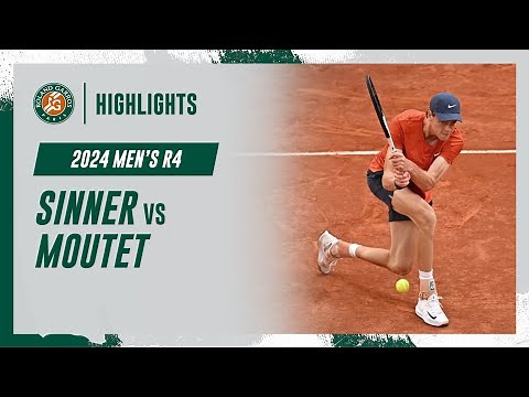 Sinner vs Moutet Round 4 Highlights | Roland-Garros 2024