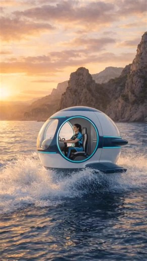 🌊🚀 Meet the future of personal watercraft — a sleek, spherical ocean.
