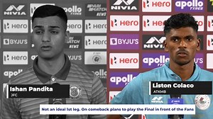 10K views · 236 reactions | Final with the Fans! 朗 ️ Liston and Ishan look motivated to bounce back in their respective semi-finals and reach the #HeroISL 2021-22 final, especially with having fans back at the stadium!  #LetsFootball | ATK Mohun Bagan Football Club Jamshedpur FC | ISL- Indian Super League | Facebook